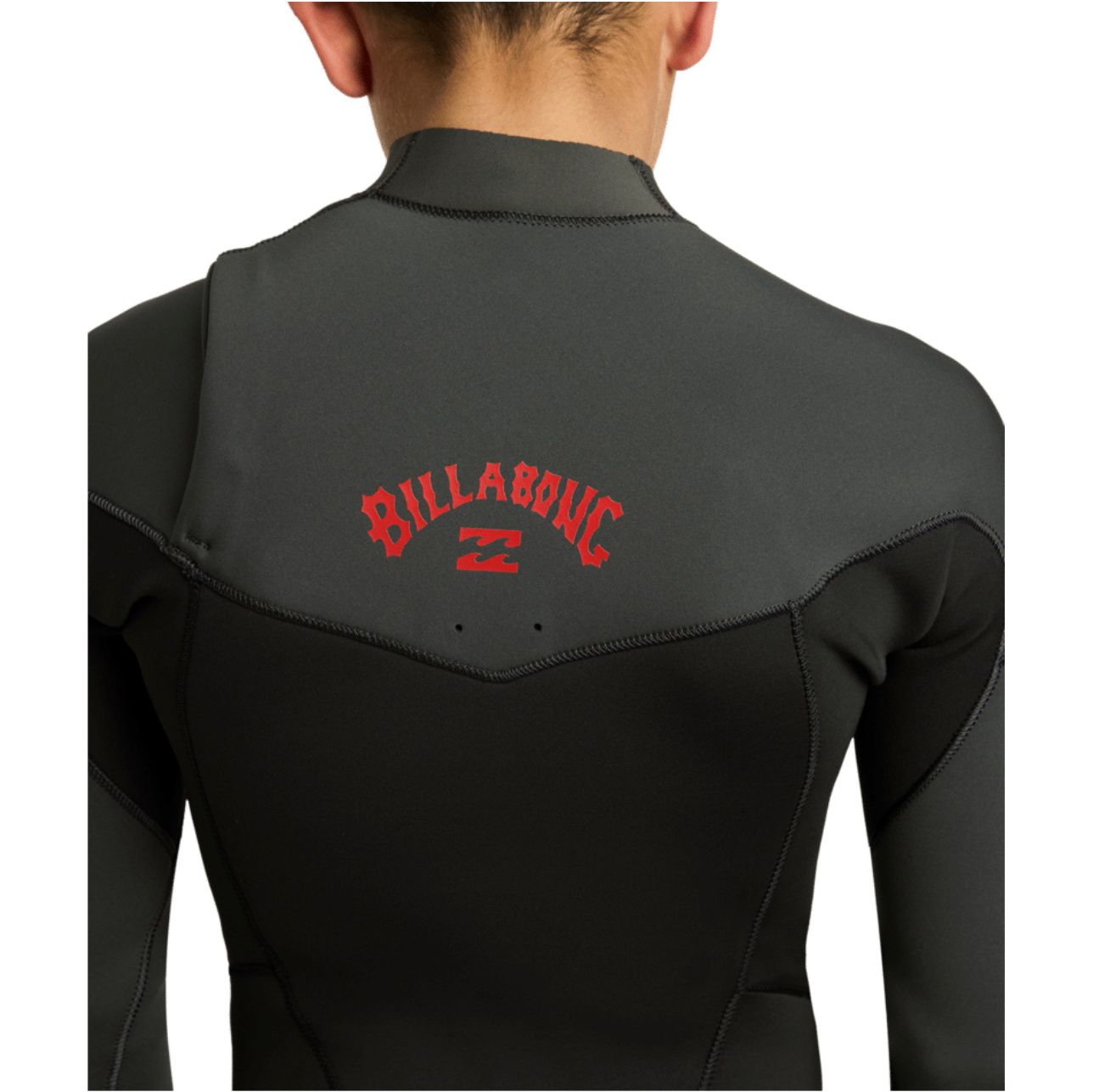 2026 Billabong Junior Absolute Ultra 4/3mm Chest Zip Wetsuit ABBW100166 - Tar Black